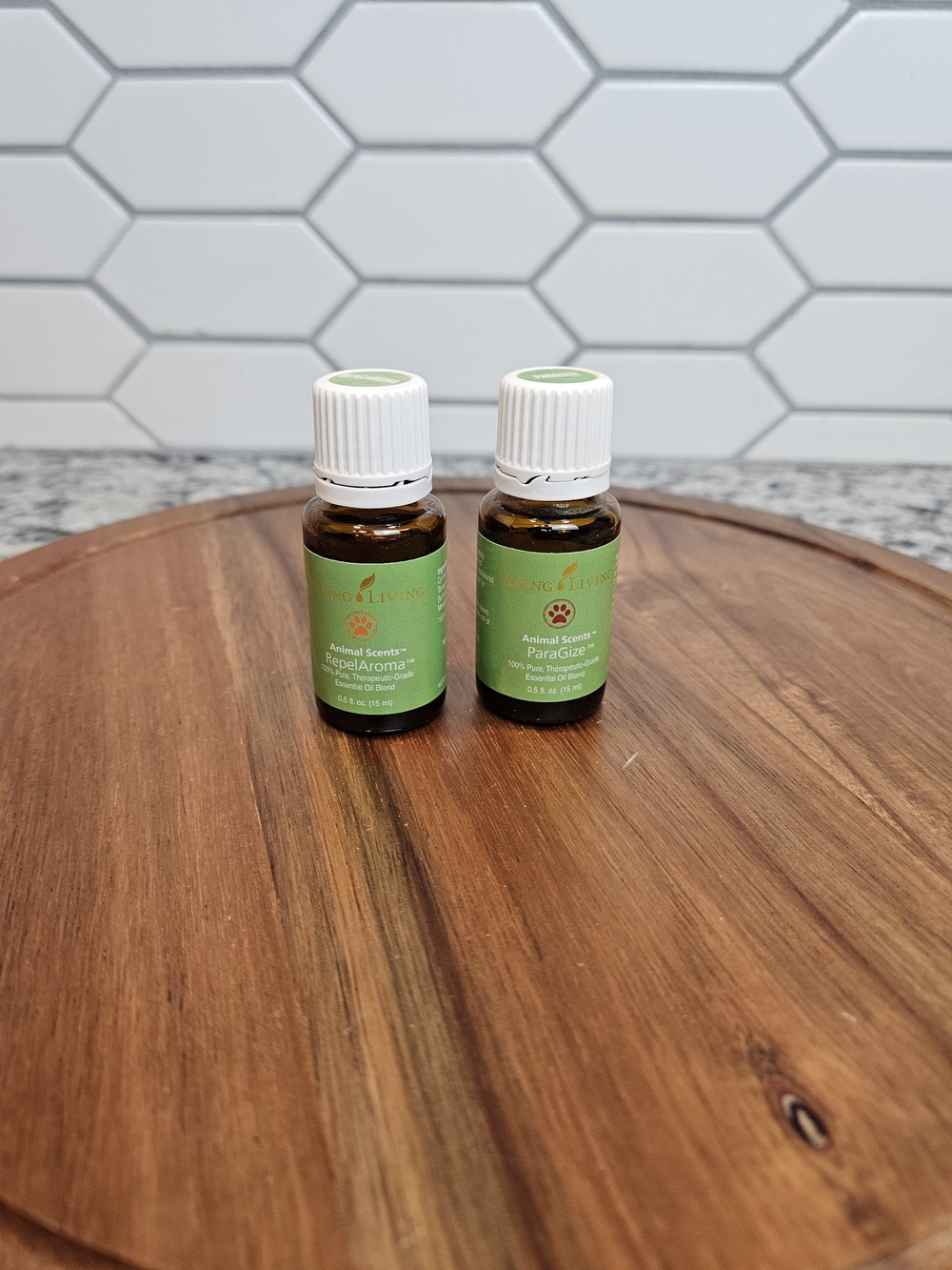 Young Living Essential Oil Duo Animal Scents RepelAroma, ParaGize 15ml